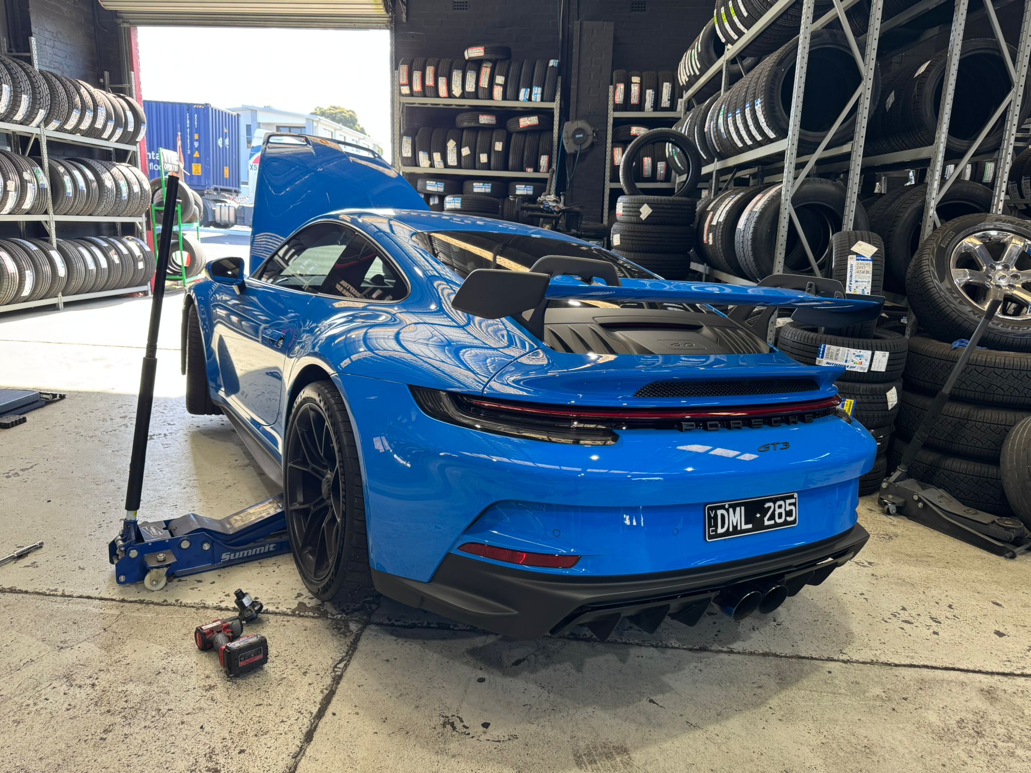 Porsche GT3 rear view